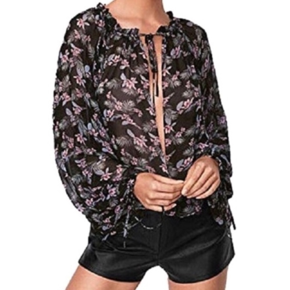 ❤️Victoria’s Secret NWT Palm Print Floral Bodysuit NEW SEXY - Picture 6 of 13